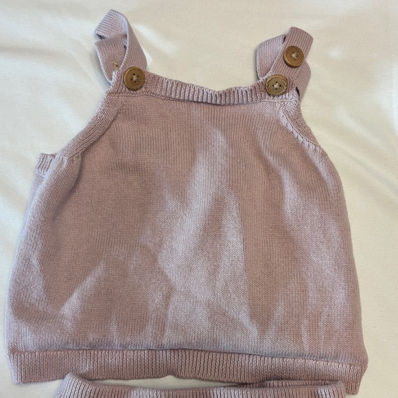 Carter's Cozy Knit Diaper Cover Set - Light Pink - Picture 3 of 6